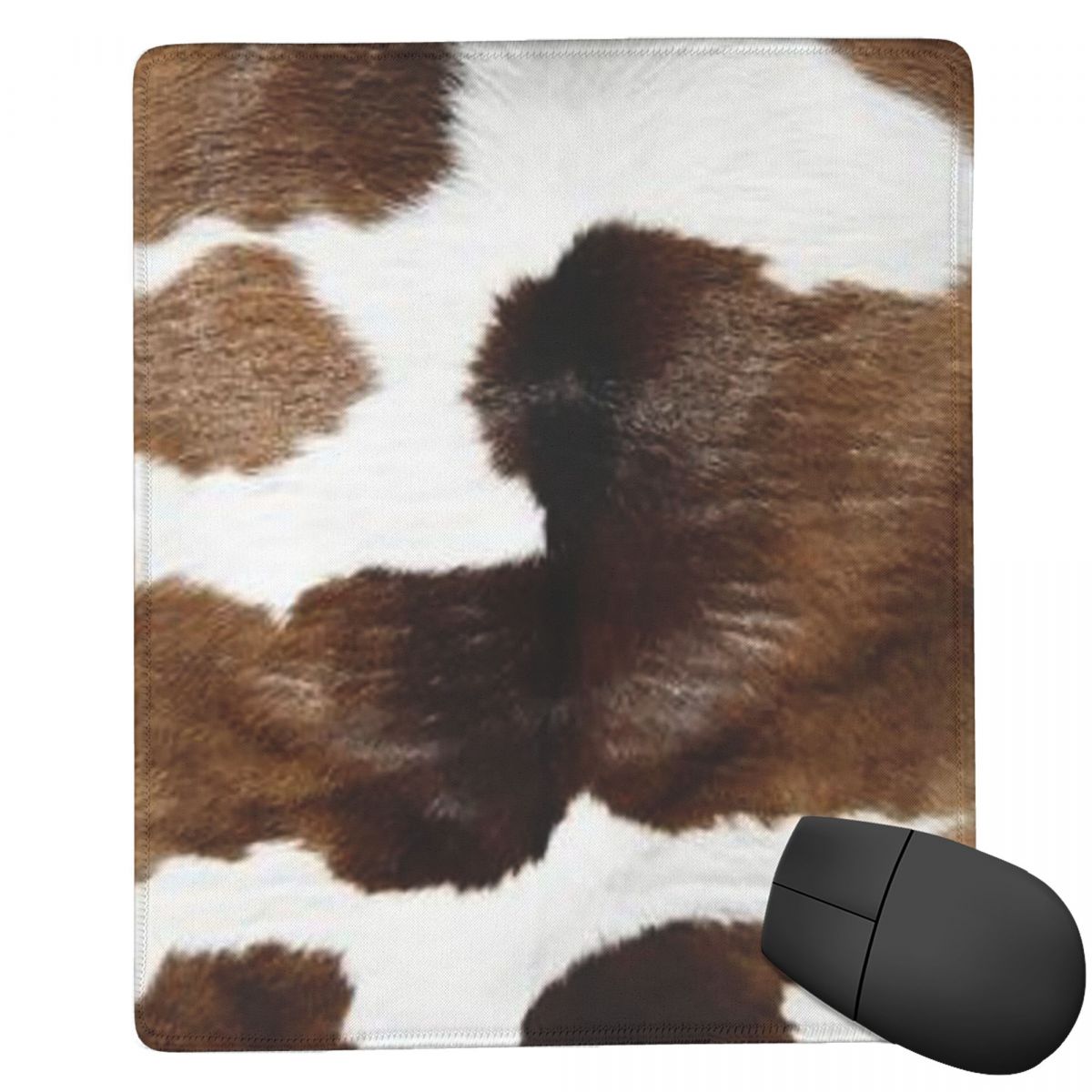 Cow Mat Rubber - Rustic Ranch Cow Print 7x9 นิ้ว