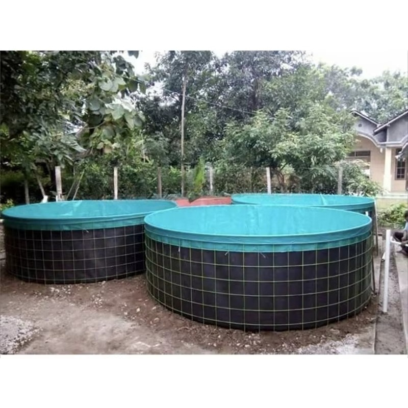Farm Pond Liner - ถังเลี้ยงปลาขนาด 15,000 ลิตร เส้นผ่านศูนย์กลาง 4 เมตร