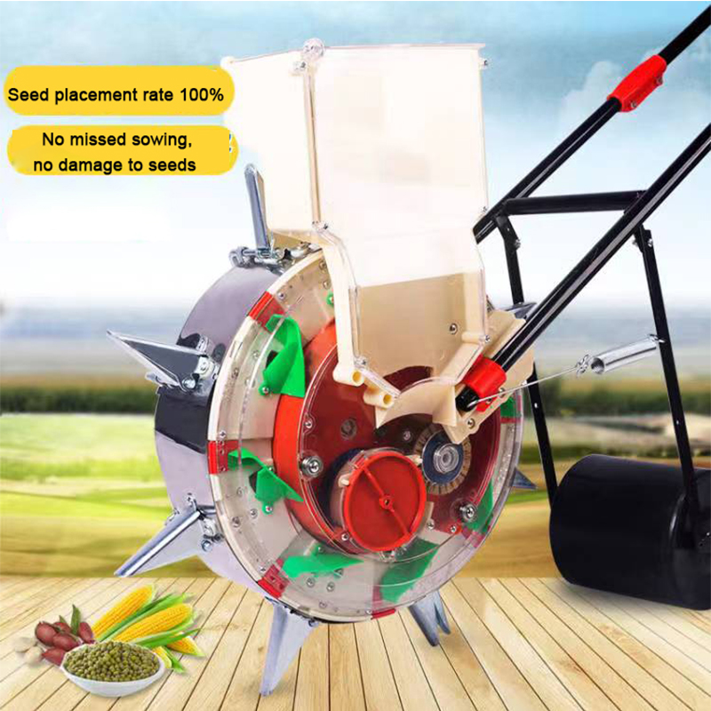 Seed Planter - เครื่องเพาะเมล็ดแบบกดด้วยมืออเนกประสงค์ทำจากสเตนเลสอุปกรณ์ปลูกเมล็ดเครื่องปั๊มโลหะถั่วลิสงฝ้าย
