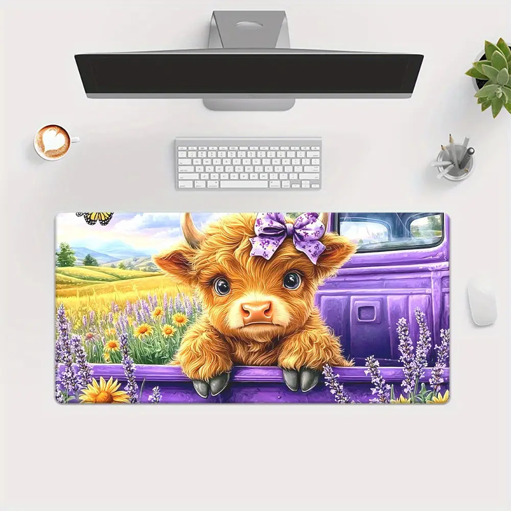 แผ่นรองเมาส์ลายวัวไฮแลนด์น่ารั - Cow Mat Rubber บทวิจารณ์และราคา