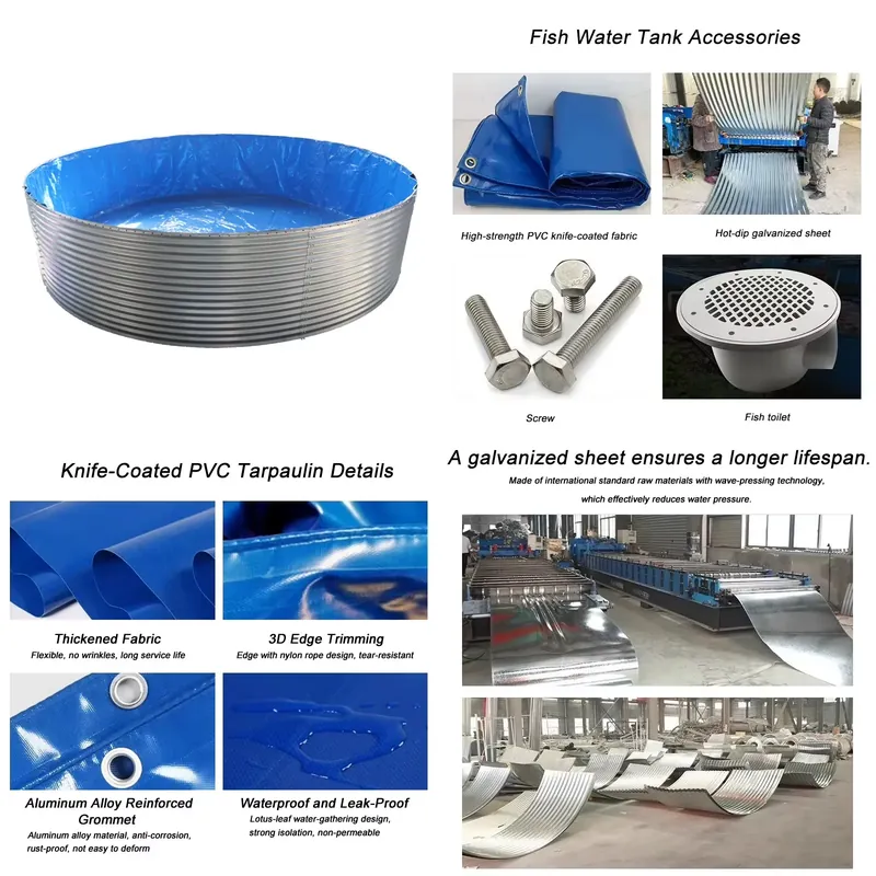 ผ้าใบเคลือบสังกะสีสำหรับอุปกรณ - Farm Pond Liner บทวิจารณ์และราคา