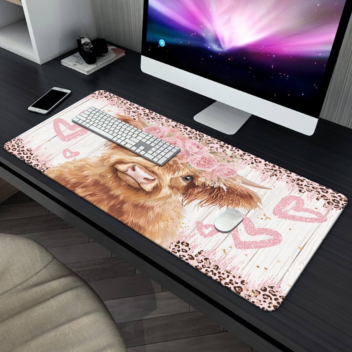 แผ่นรองเมาส์ลายวัวไฮแลนด์ ลายด - Cow Mat Rubber บทวิจารณ์และราคา