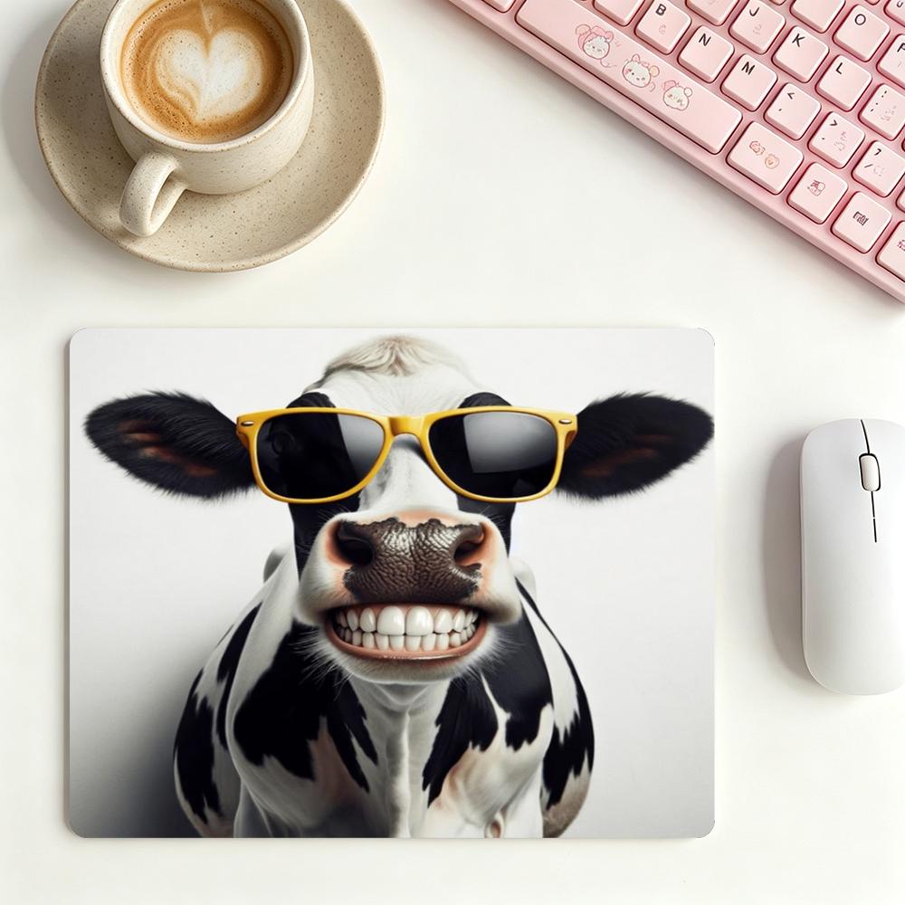 แผ่นรองเมาส์ลายการ์ตูนวัวสุดเท - Cow Mat Rubber บทวิจารณ์และราคา