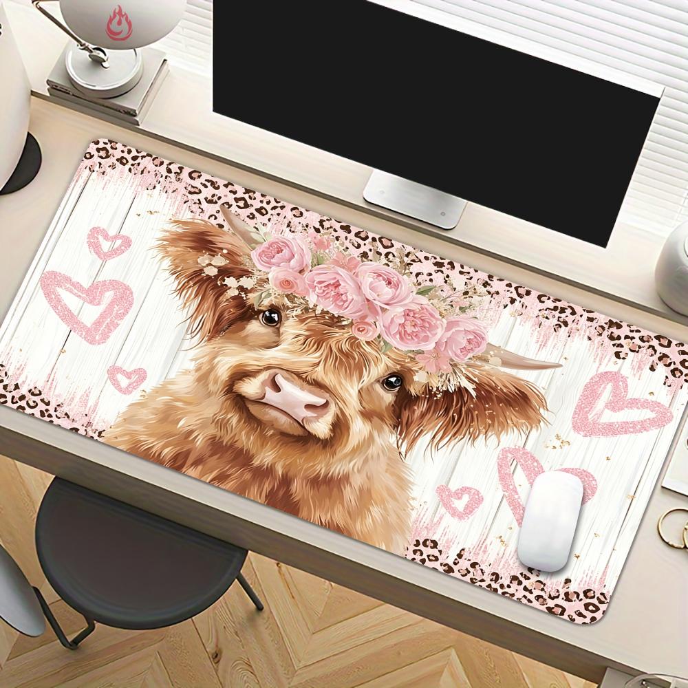 แผ่นรองเมาส์ลายเสือดาวและลายวั - Cow Mat Rubber บทวิจารณ์และราคา
