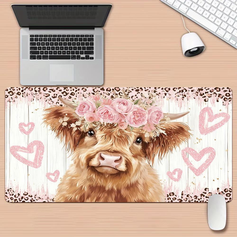 แผ่นรองเมาส์ลายเสือดาวและลายวั - Cow Mat Rubber บทวิจารณ์และราคา