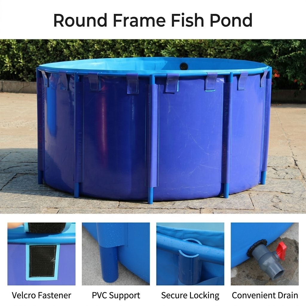 บ่อเลี้ยงปลา PVC ทนทาน, ผ้าใบค - Farm Pond Liner บทวิจารณ์และราคา