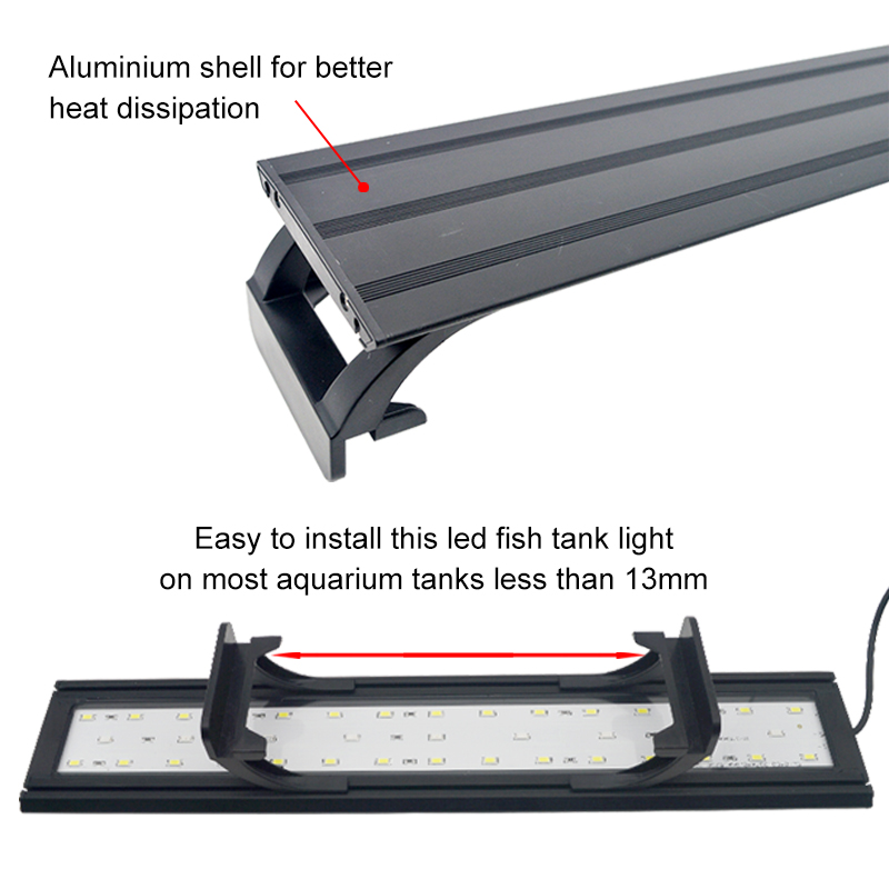 Aquarium LED Light สำหรับ16-64 - Plant Growth Regulator บทวิจารณ์และราคา