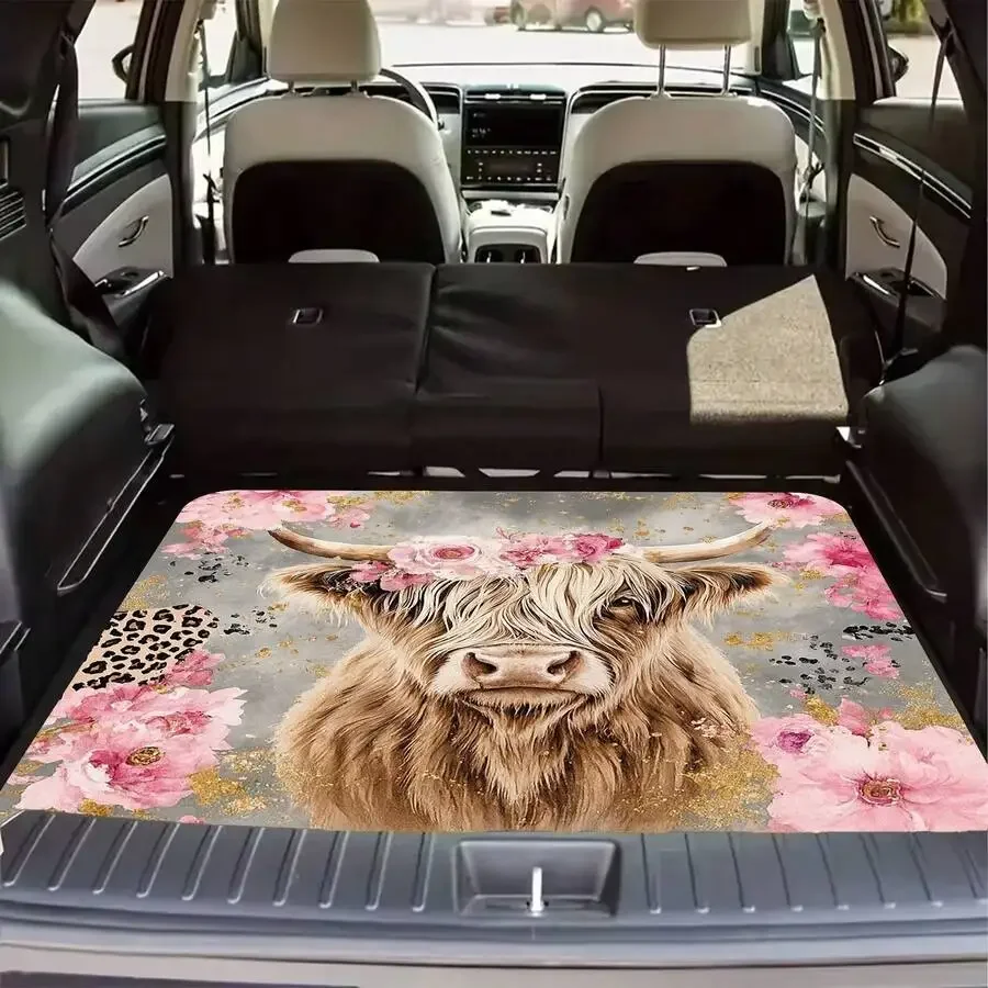 1 ชิ้น, แผ่นรองท้ายรถลายวัวสก็ - Cow Mat Rubber บทวิจารณ์และราคา