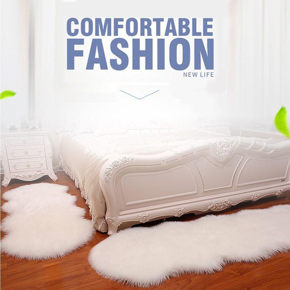 พรมขนแกะเทียม ซักได้ นุ่มฟู ขน - Cow Mat Rubber บทวิจารณ์และราคา