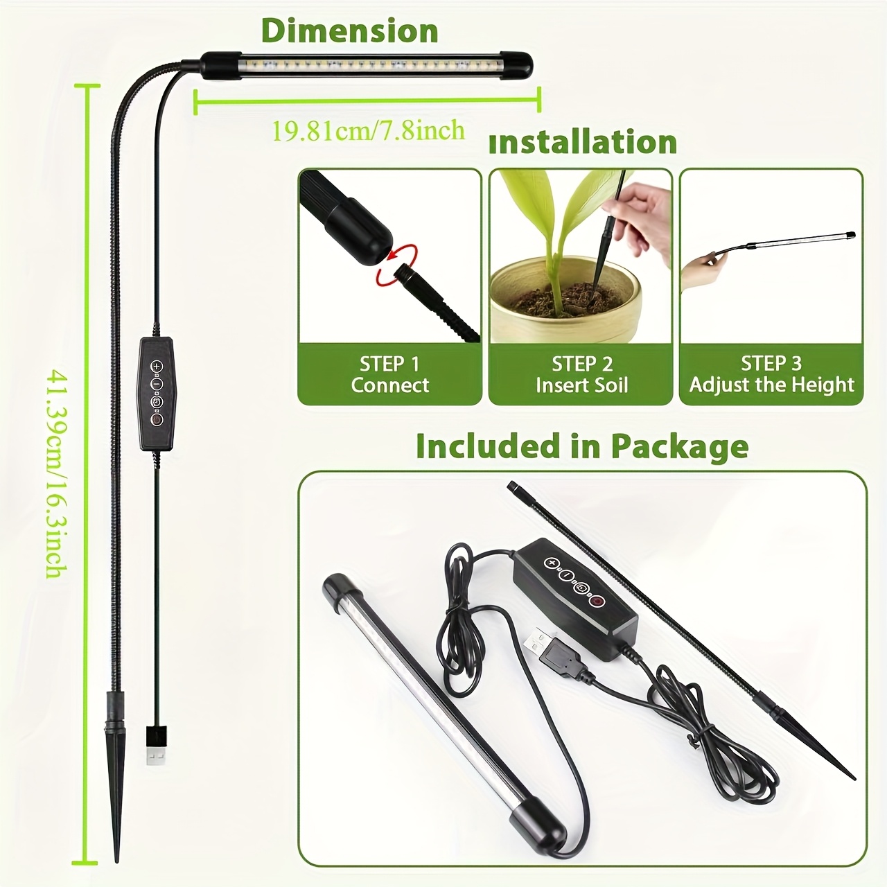 ไฟปลูกต้นไม้ 48LEDs สำหรับปลูก - Plant Growth Regulator บทวิจารณ์และราคา