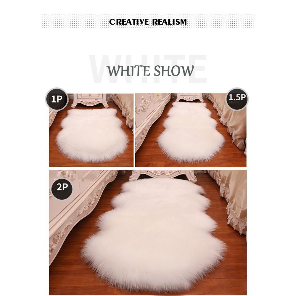 หนังแกะประดิษฐ์ผมยาวพรมขนสัตว์ - Cow Mat Rubber บทวิจารณ์และราคา