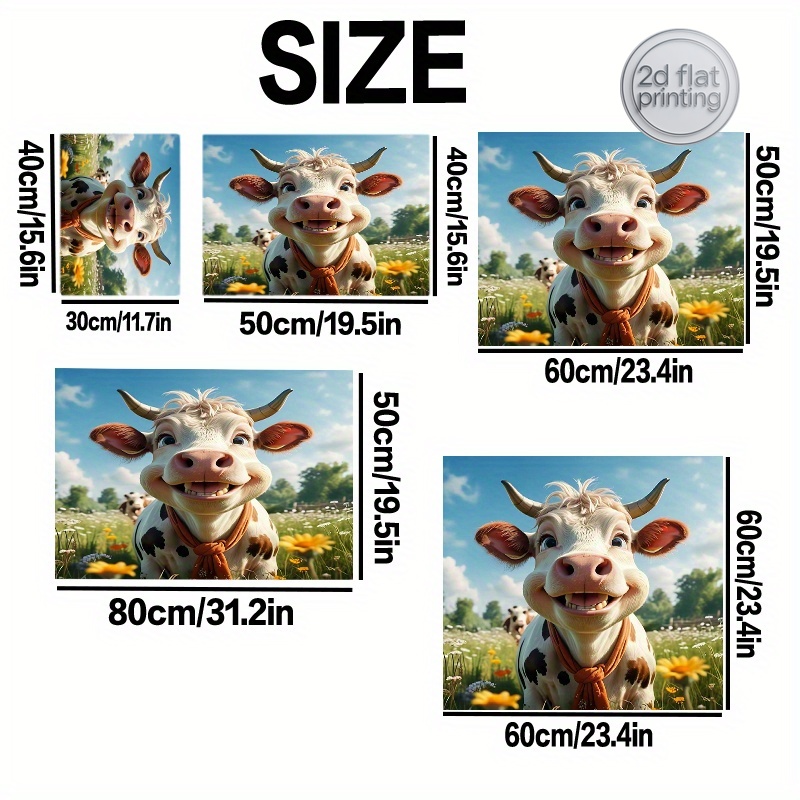 แผ่นรองซับน้ำลายวัวแบบ 2 มิติ  - Cow Mat Rubber บทวิจารณ์และราคา